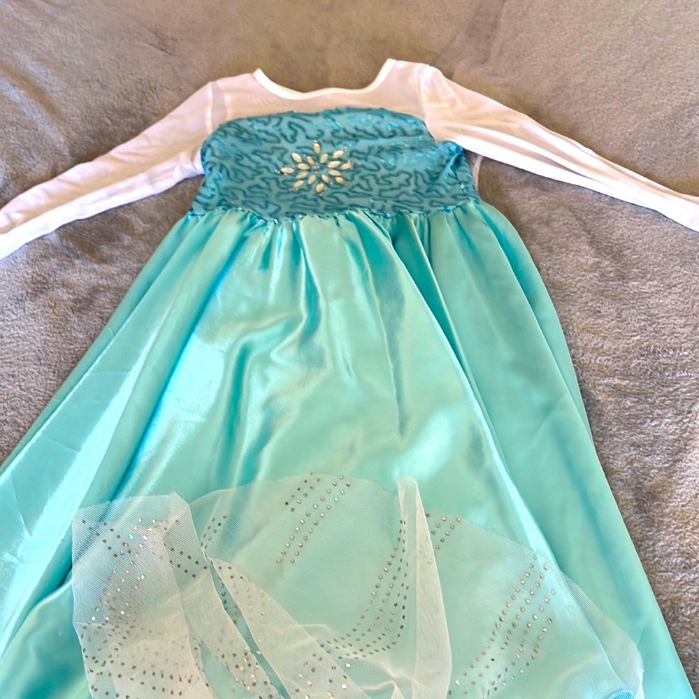 Girls Frozen Princess Dress